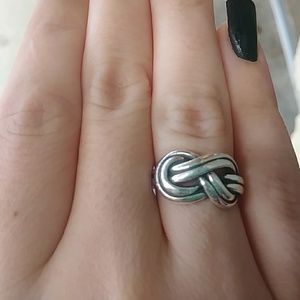 Retired true love knot ring